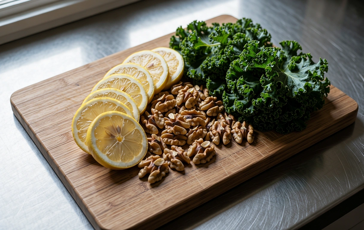 Ingrediente naturale pe suprafață tehnică